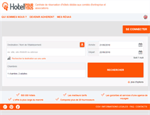 Tablet Screenshot of hotelpourtous.com